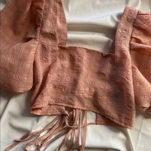 Misguided Puffy sleeve top